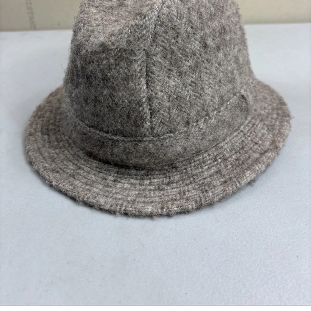#0987+ Vintage Stylish Gray Wool Fedora Hat New York W.P.L 7125